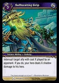 Suffocating Grip - Scourgewar - WoW card