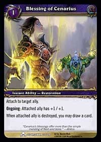 Blessing of Cenarius - Scourgewar - WoW card