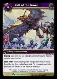 Call of the Grove - Scourgewar - WoW card
