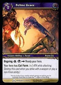 Feline Grace - Scourgewar - WoW card