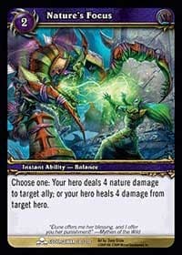 Nature's Focus - Scourgewar - WoW card