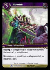 Nourish - Scourgewar - WoW card