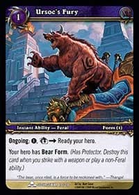 Ursoc's Fury - Scourgewar - WoW card