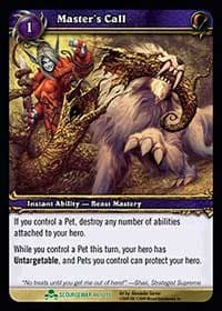 Master's Call - Scourgewar - WoW card