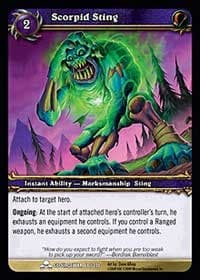 Scorpid Sting - Scourgewar - WoW card