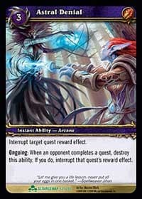 Astral Denial - Scourgewar - WoW card
