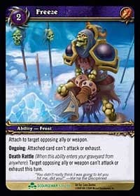 Freeze - Scourgewar - WoW card
