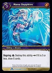 Mana Sapphire - Scourgewar - WoW card