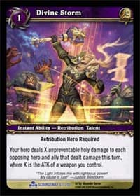 Divine Storm - Scourgewar - WoW card