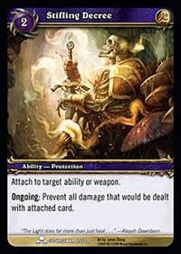 Stifling Decree - Scourgewar - WoW card