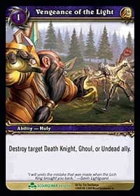 Vengeance of the Light - Scourgewar - WoW card