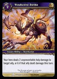 Vindictive Strike - Scourgewar - WoW card