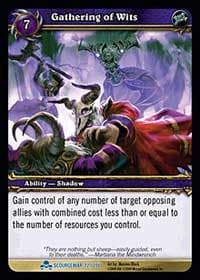 Gathering of Wits - Scourgewar - WoW card