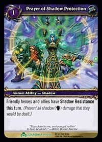 Prayer of Shadow Protection - Scourgewar - WoW card