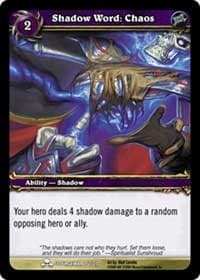 Shadow Word: Chaos - Scourgewar - WoW card