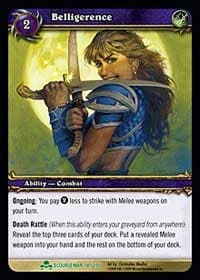 Belligerence - Scourgewar - WoW card