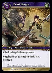 Dead Weight - Scourgewar - WoW card