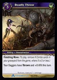 Deadly Throw - Scourgewar - WoW card