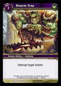 Disarm Trap - Scourgewar - WoW card