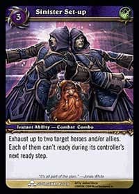 Sinister Set-up - Scourgewar - WoW card
