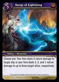 Surge of Lightning - Scourgewar - WoW card