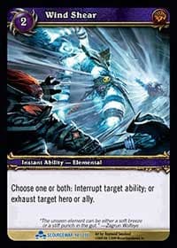 Wind Shear - Scourgewar - WoW card