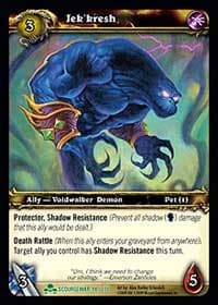 Jek'kresh - Scourgewar - WoW card