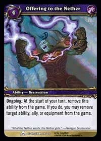 Offering to the Nether - Scourgewar - WoW card