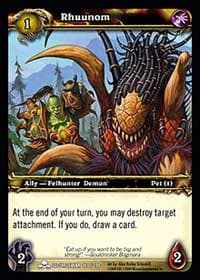 Rhuunom - Scourgewar - WoW card