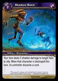 Shadow Burst - Scourgewar - WoW card