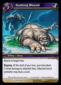 Gushing Wound - Scourgewar - WoW card