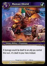Human Shield - Scourgewar - WoW card