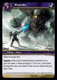 Provoke - Scourgewar - WoW card