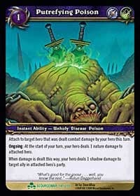 Putrefying Poison - Scourgewar - WoW card