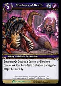 Shadows of Death - Scourgewar - WoW card