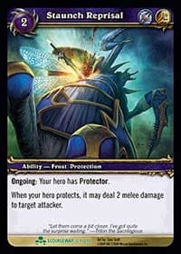Staunch Reprisal - Scourgewar - WoW card