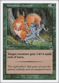 Monstrous Growth - Starter 1999 - Magic: The Gathering card