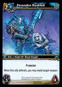 Ferandus Duskfall - Scourgewar - WoW card
