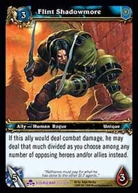 Flint Shadowmore - Scourgewar - WoW card