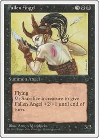 Fallen Angel - Chronicles - Magic: The Gathering card