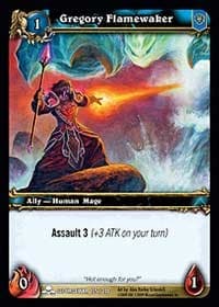 Gregory Flamewaker - Scourgewar - WoW card