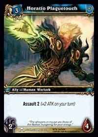 Horatio Plaguetouch - Scourgewar - WoW card