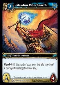 Mardun Valorhearth - Scourgewar - WoW card