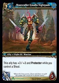 Mooncaller Jynalla Nightpath - Scourgewar - WoW card