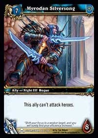 Myrodan Silversong - Scourgewar - WoW card