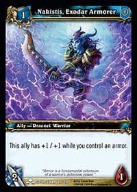 Nakistis, Exodar Armorer - Scourgewar - WoW card