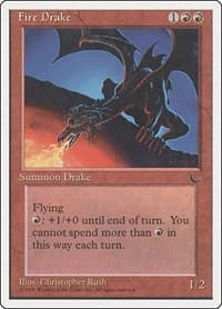Fire Drake - Chronicles - Magic: The Gathering card