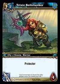 Trixie Boltclunker - Scourgewar - WoW card