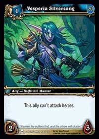 Vesperia Silversong - Scourgewar - WoW card