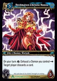 Voidmaven Christie Noone - Scourgewar - WoW card